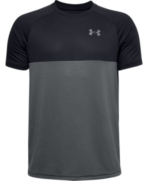 Big Boys Ua Tech Colorblock Short Sleeve T-shirt