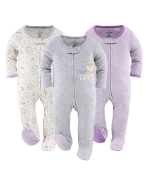 The Peanutshell Baby Boys and Girls Sleepers Set 3 Pack