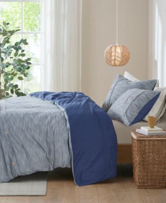 Madison Park Dover Oversized Duvet Cover Sets In Blue