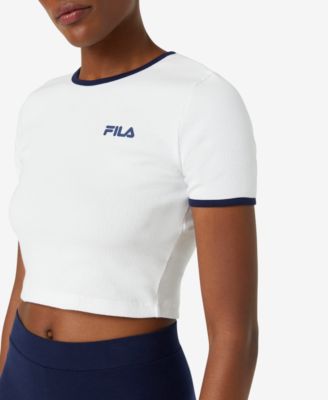 fila crop top white