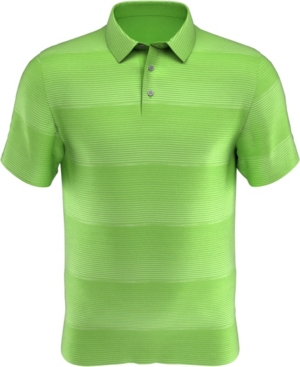 Big Boys Faded Space Dye Striped Short Sleeve Golf Polo Shirt