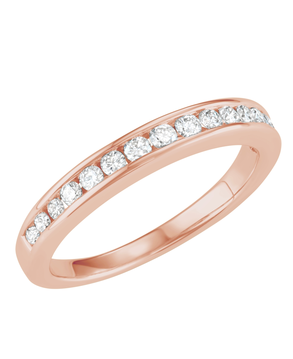 Diamond Cluster Channel-Set Bridal Set (1 ct. t.w.) in 14k White, Yellow or- Rose Gold
