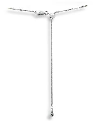 Adjustable 16"- 22" Box Link Chain Necklace in 18k Gold-Plated Sterling Silver, Created for Macy's (Also in Sterling Silver)