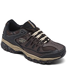Men's After Burn - Memory Fit Wide Width Training Sneakers from Finish Line