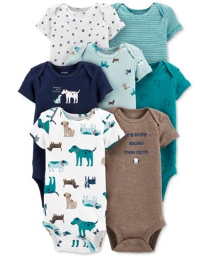 Carter's Baby Boys 7-Pack Short-Sleeve Bodysuits