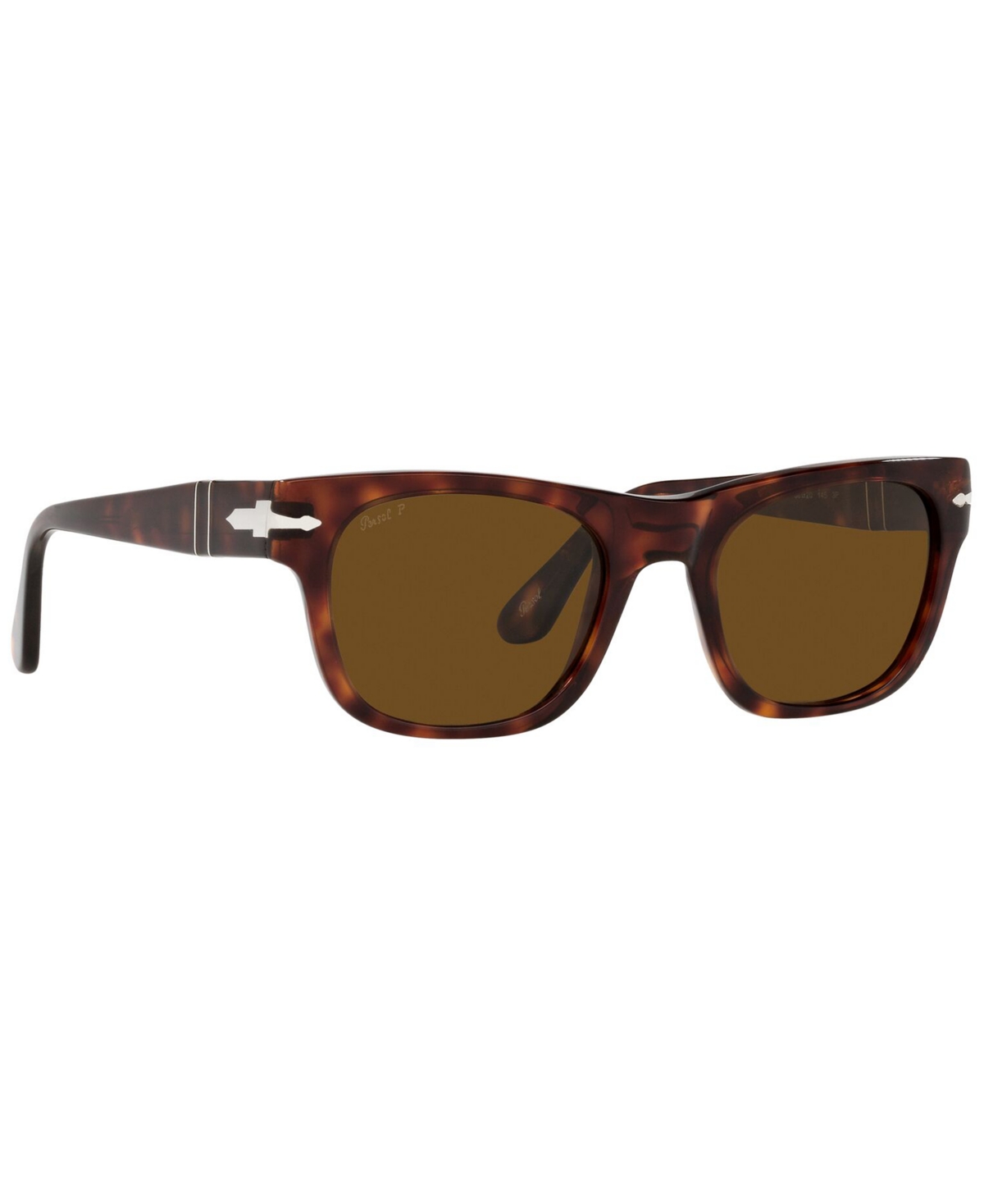 Shop Persol Unisex Polarized Sunglasses, Po3269s In Havana,polar Brown