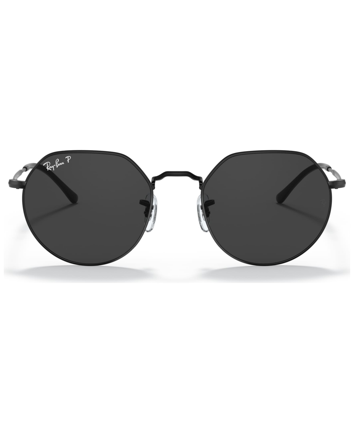 Ray Ban Unisex Polarized Sunglasses, Rb3565 Jack In Black,polar Black