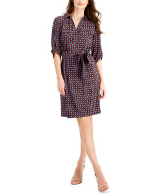 Anne Klein - Printed Shift Dress