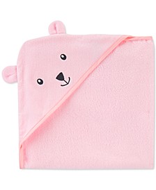 Baby Girls Cotton Hooded Bear Towel