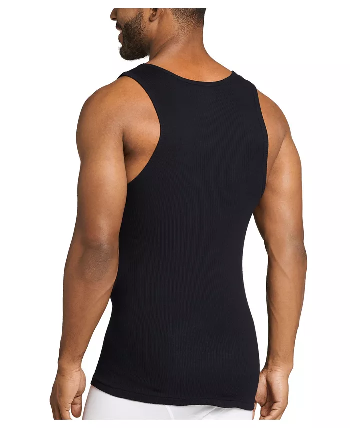 Men's 4-Pack Cotton Tank Tops - thumbnail 6