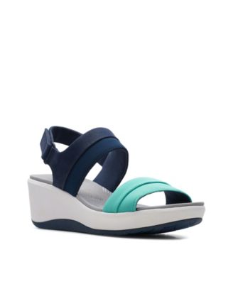 clarks cloudsteppers navy