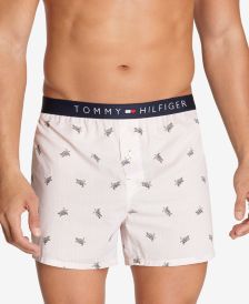 Men's Slim-Fit Woven Boxers