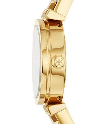 Tory Burch - Women's Slim Gold-Tone Stainless Steel Bracelet Watch 22mm