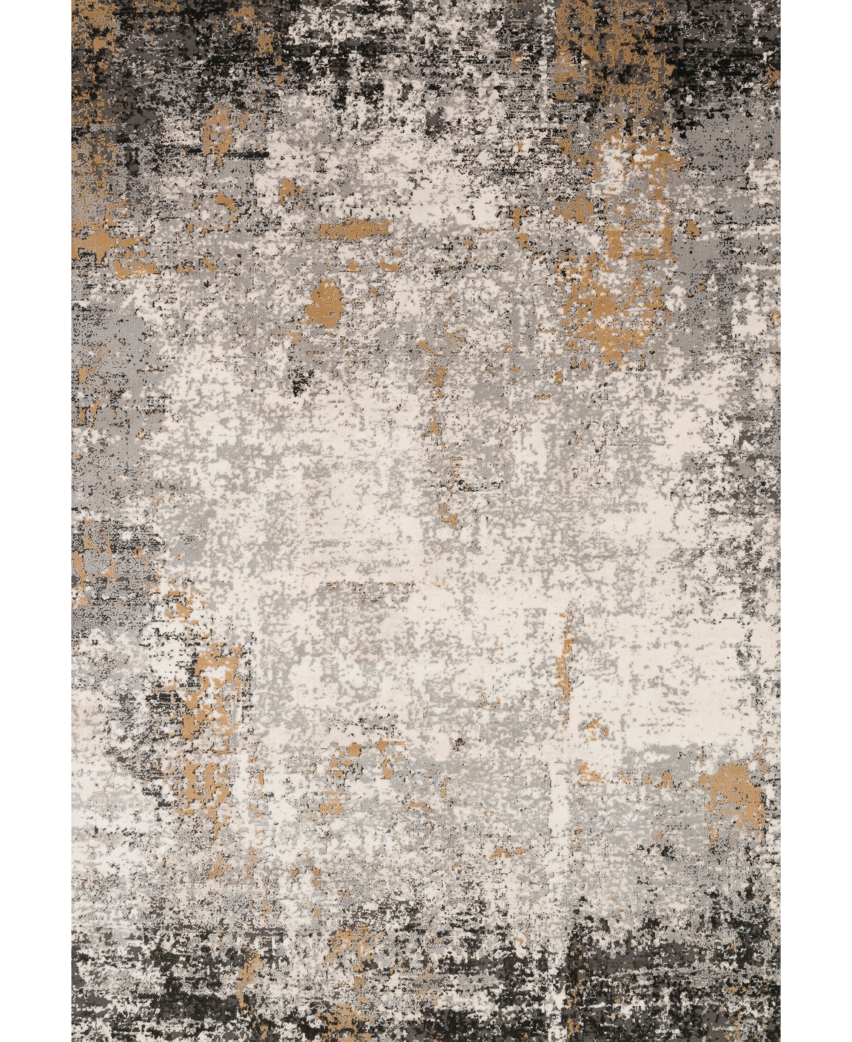 Loloi Ii Alchemy Alc-02 7'11in x 10'6in Area Rug - Slate, Gold-Tone