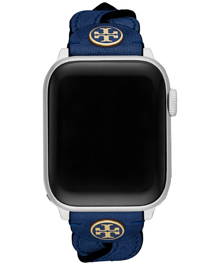 blue braided apple watch band