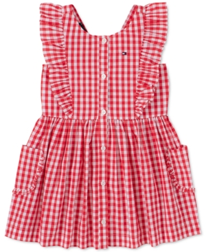 Tommy Hilfiger Baby Girls Cotton Gingham Dress