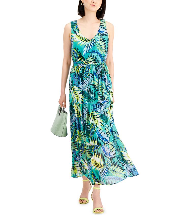 Nine West Chiffon Maxi Dress Macy s