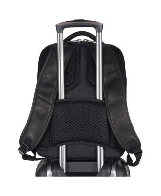 Full-Grain Colombian Leather 16" Laptop Tablet Travel Backpack