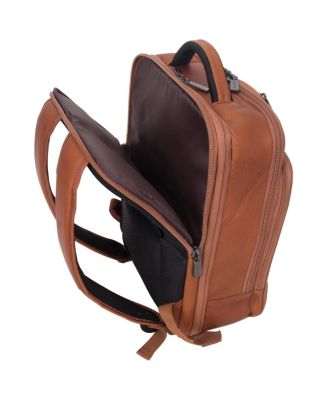 Full-Grain Colombian Leather 16" Laptop Tablet Travel Backpack