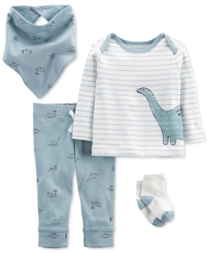Carter's Baby Boys Four-Piece Dinosaur Outfit Set