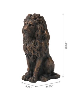Guardian Standing Lion Statue