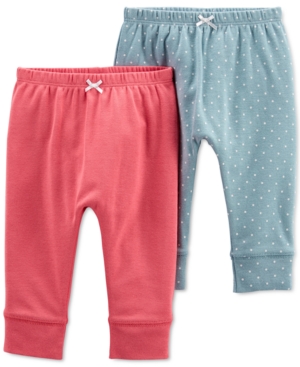 Carter's Baby Girls 2-Pack Pull-On Pants