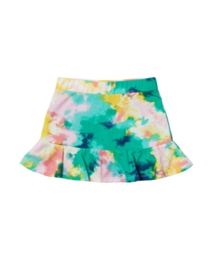 Little Girls All Over Print Ruffle Hem Skort
