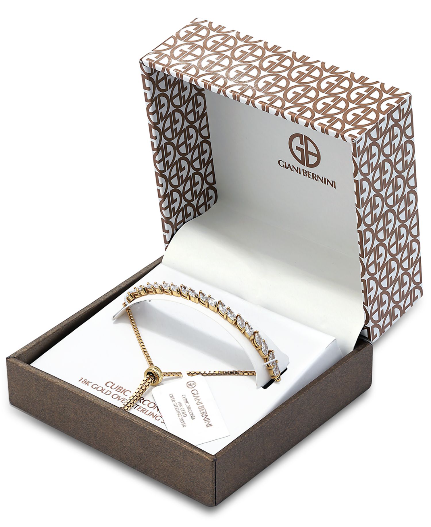 Cubic Zirconia Marquise Bolo Bracelet