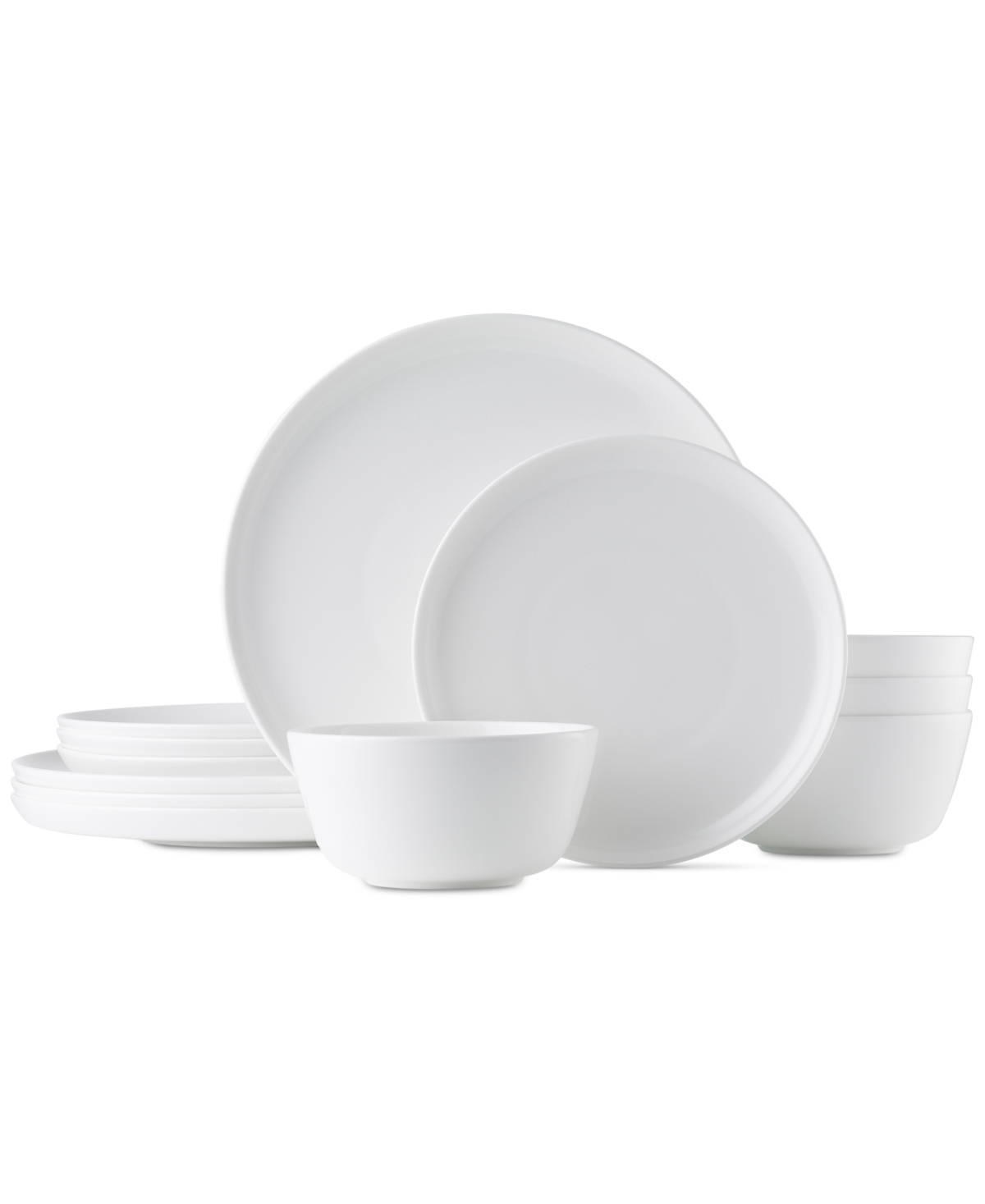Marc Newson 12-Pc. Dinnerware Set, Service for 4 - White