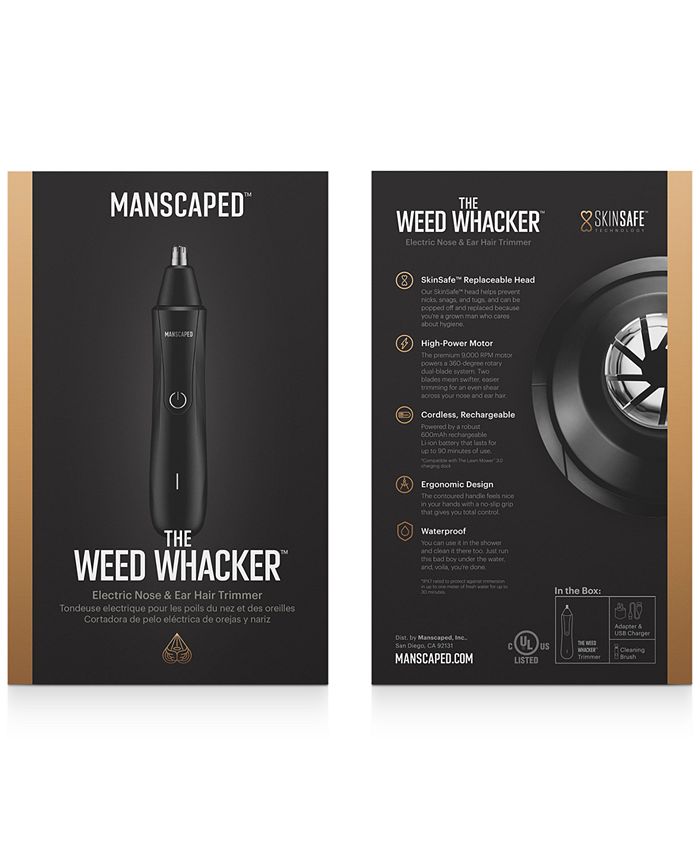 MANSCAPED Weed Whacker Nose and Ear Hair Trimmer Macy's