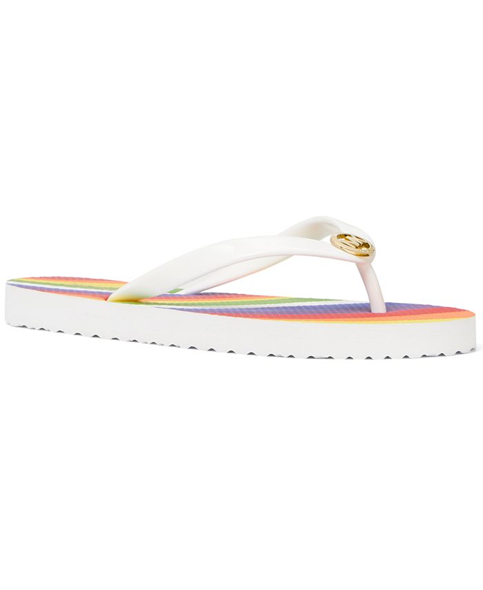 Michael Kors MK Flip Flop Rainbow Pride Sandals & Reviews - Sandals - Shoes  - Macy's