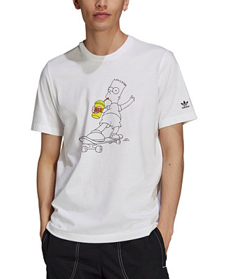 adidas Men's The Simpsons™ Bart Graphic T-Shirt - Macy's