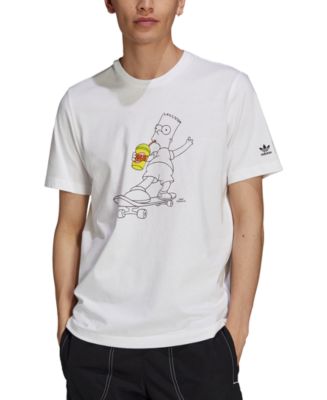adidas Men\'s The Simpsons™ Bart Graphic T-Shirt - Macy\'s