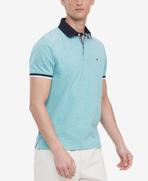 Tommy Hilfiger Men's Custom-Fit Sanders Oxford Polo