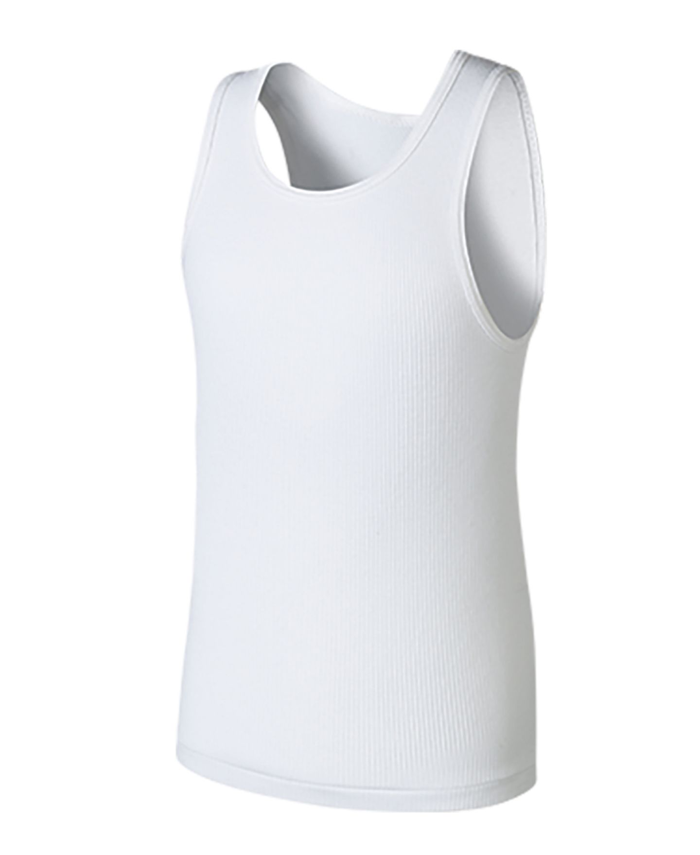 Топы Hanes Ultimate Cotton Blend Tank, Pack of 5 для мальчиков, цвет: Белый — фото 5