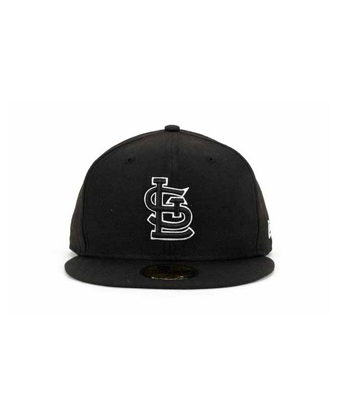 New Era St. Louis Cardinals Black and White Fashion 59FIFTY Cap - Macy's