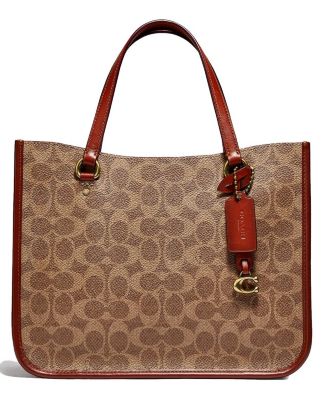 coach tyler carryall in signature canvas