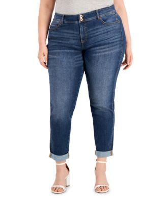 INC International Concepts - Plus Size Straight-Leg Jeans