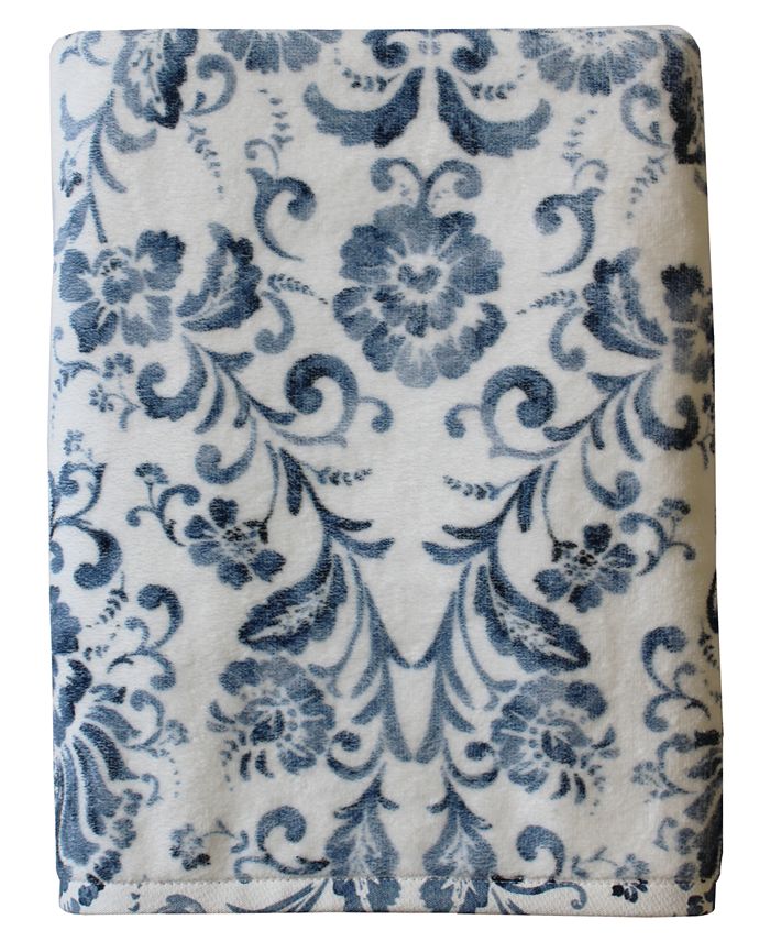 Hotel Collection Classic Painterly Damask 30" x 56" Bath Towel, Created
