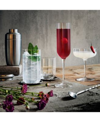 Jazz Highball Glasses, Set of 4