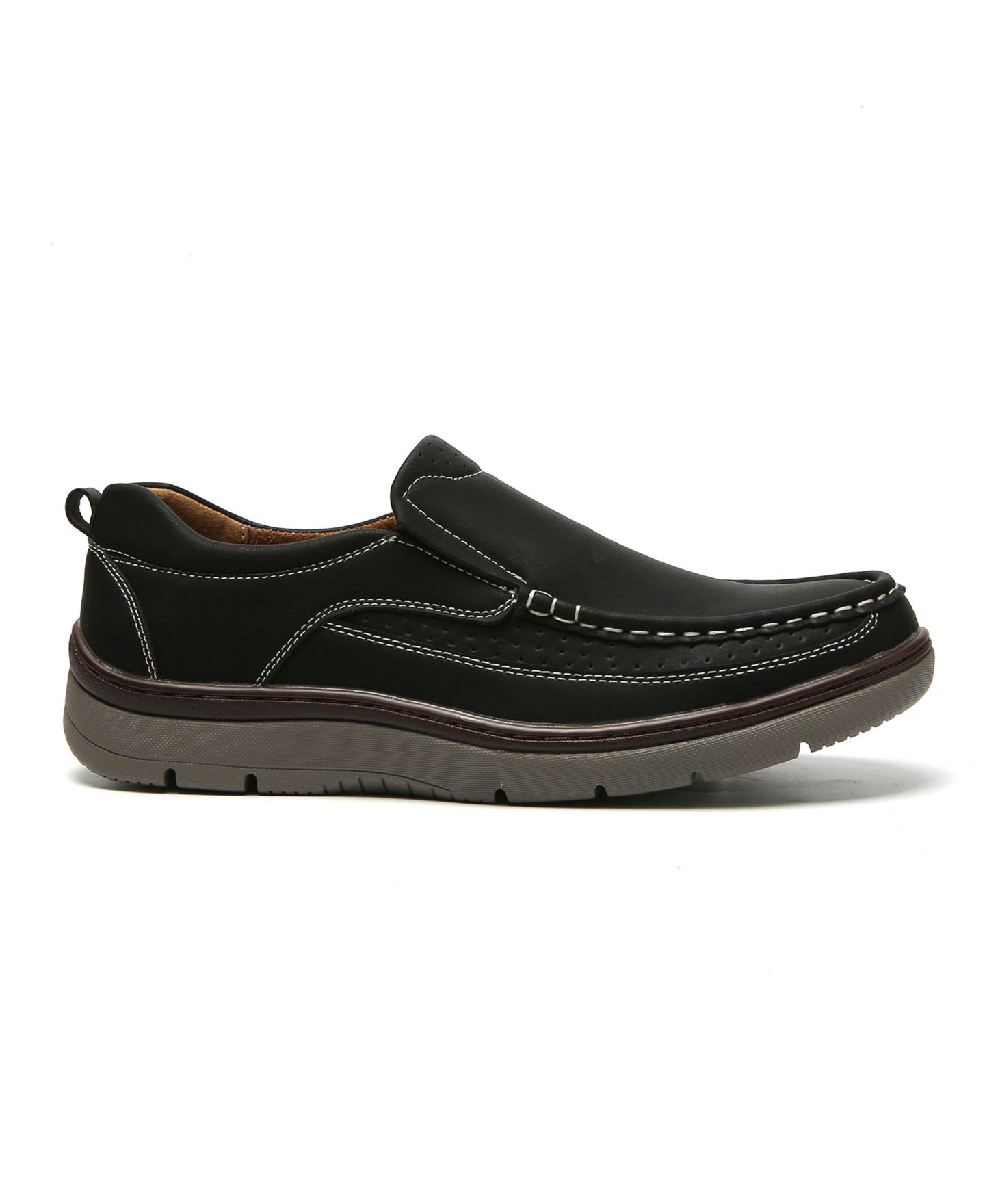 Мужские туфли Aston Marc Slip On Comfort Casual, цвет: Чёрный — фото 2