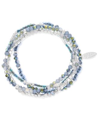 Style & Co Beaded Multi-Row Stretch Bracelet, Created For Macy's - Macy's