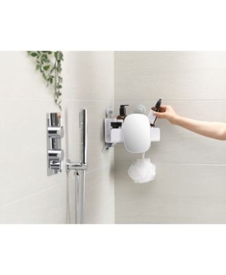EasyStore™ Corner Shower Caddy with Mirror