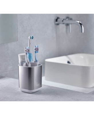 EasyStore™ Steel Toothbrush Caddy