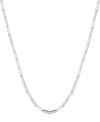 And Now This Silver Plate or Gold Plate Oval Open Link 24" Chain
