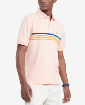 Tommy Hilfiger Men's Classic-Fit Th Luxe Roxbury Stripe Polo Shirt