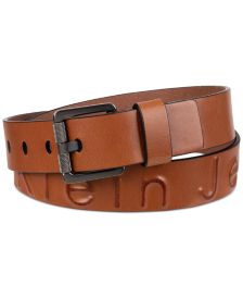 Men's CKJ Debossed Belt