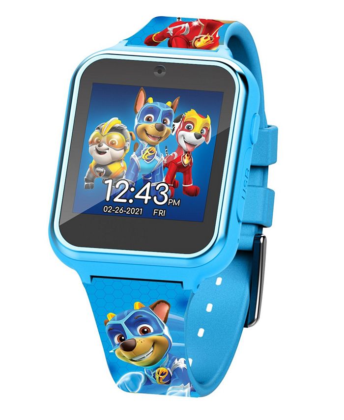 Accutime Paw Kid's Touch Screen Aqua Silicone Strap Smart 46mm x 41mm & Reviews - Macy's
