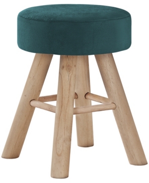 Ottoman Footrest with Wooden Legs