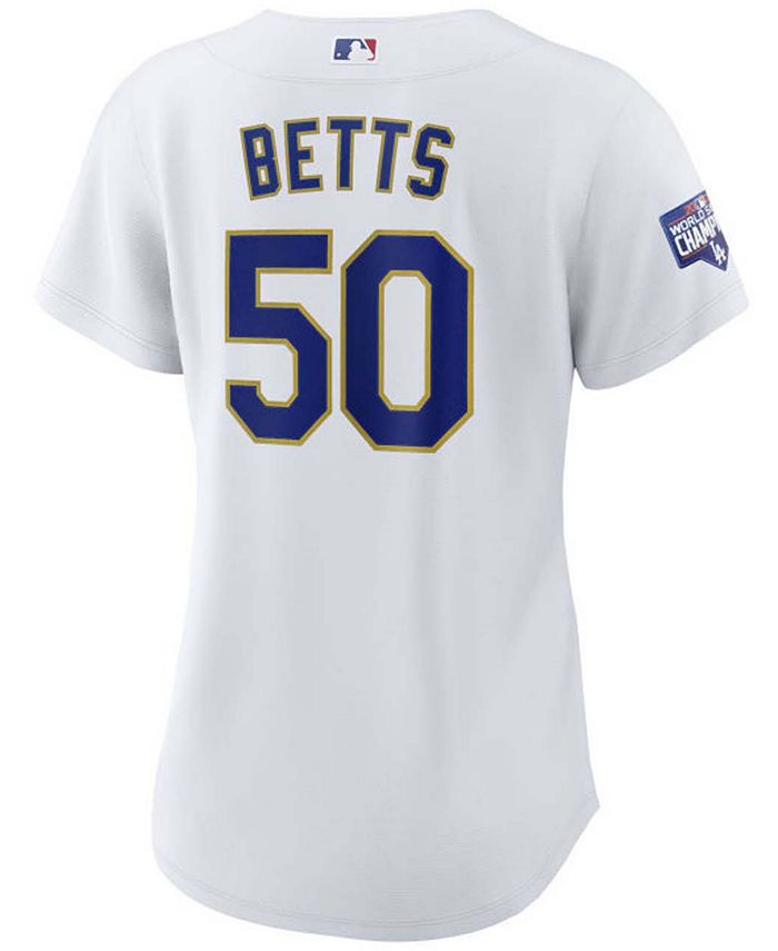 Nike Los Angeles Dodgers Women's Official Gold Replica Player Jersey - Mookie  Betts - Macy's